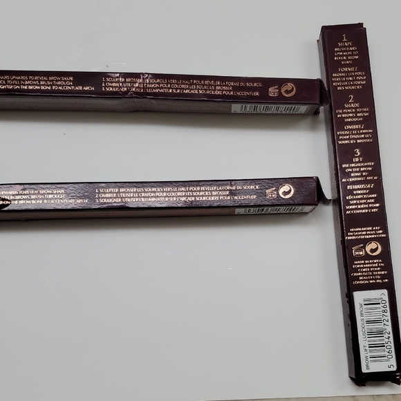 Bundle Authentic Charlotte Tilbury Brow Lift Three Way Shape Tool In 3 Shapes - Picture 11 of 13